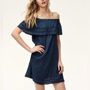 Aritzia Wilfred‎ Charcoal Emmie Dress Size XXS